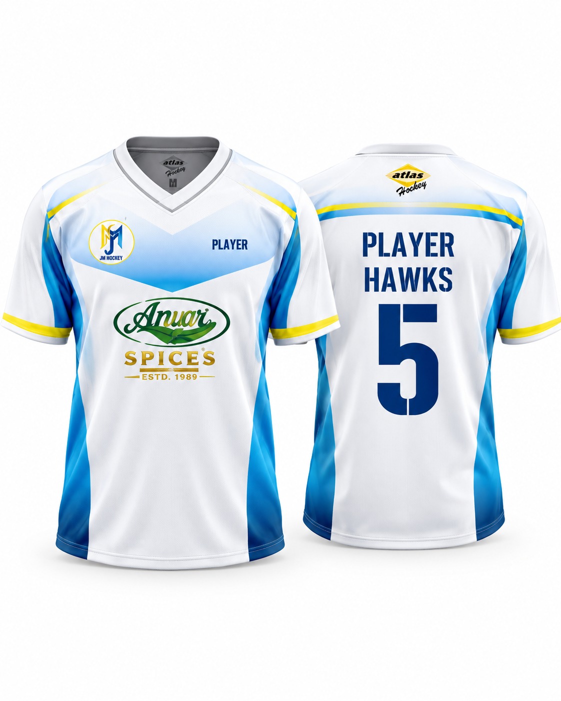JM Hawks White Jersey